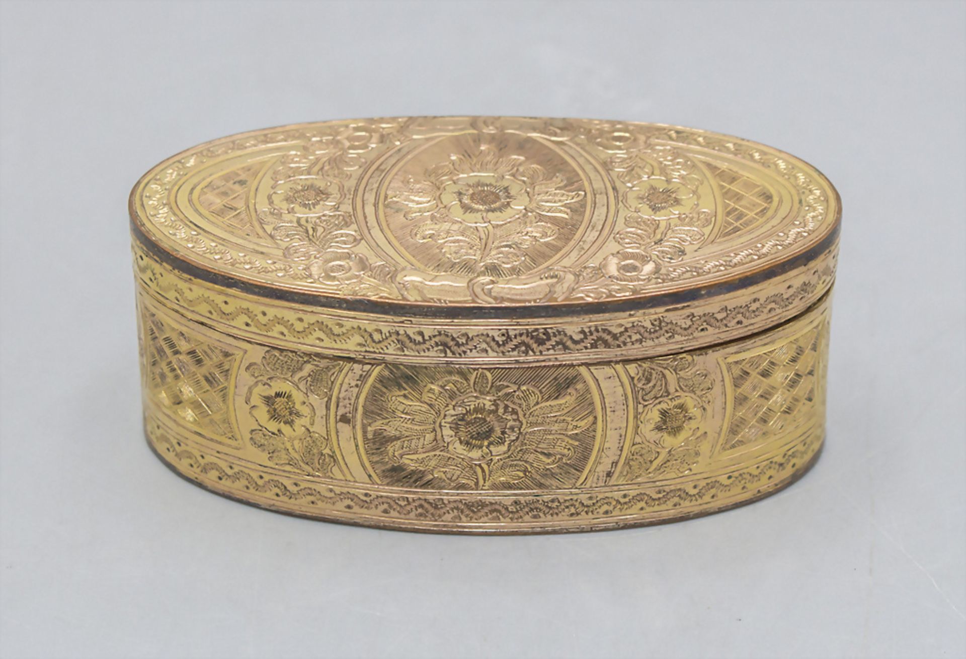 Louis-Seize Tabatiere / A Louis-Seize guilded snuff box, Frankreich, um 1780