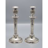 Paar Kerzenleuchter / A pair of silver candlesticks, Johann Burkhard, Passau, um 1800