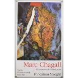 Marc CHAGALL (1887-1985), Ausstellungsplakat / Exhibition poster, Fondation Maeght, ...