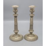 Paar Kerzenleuchter / A pair of silver candleholders, Italien / Florenz, nach 1944