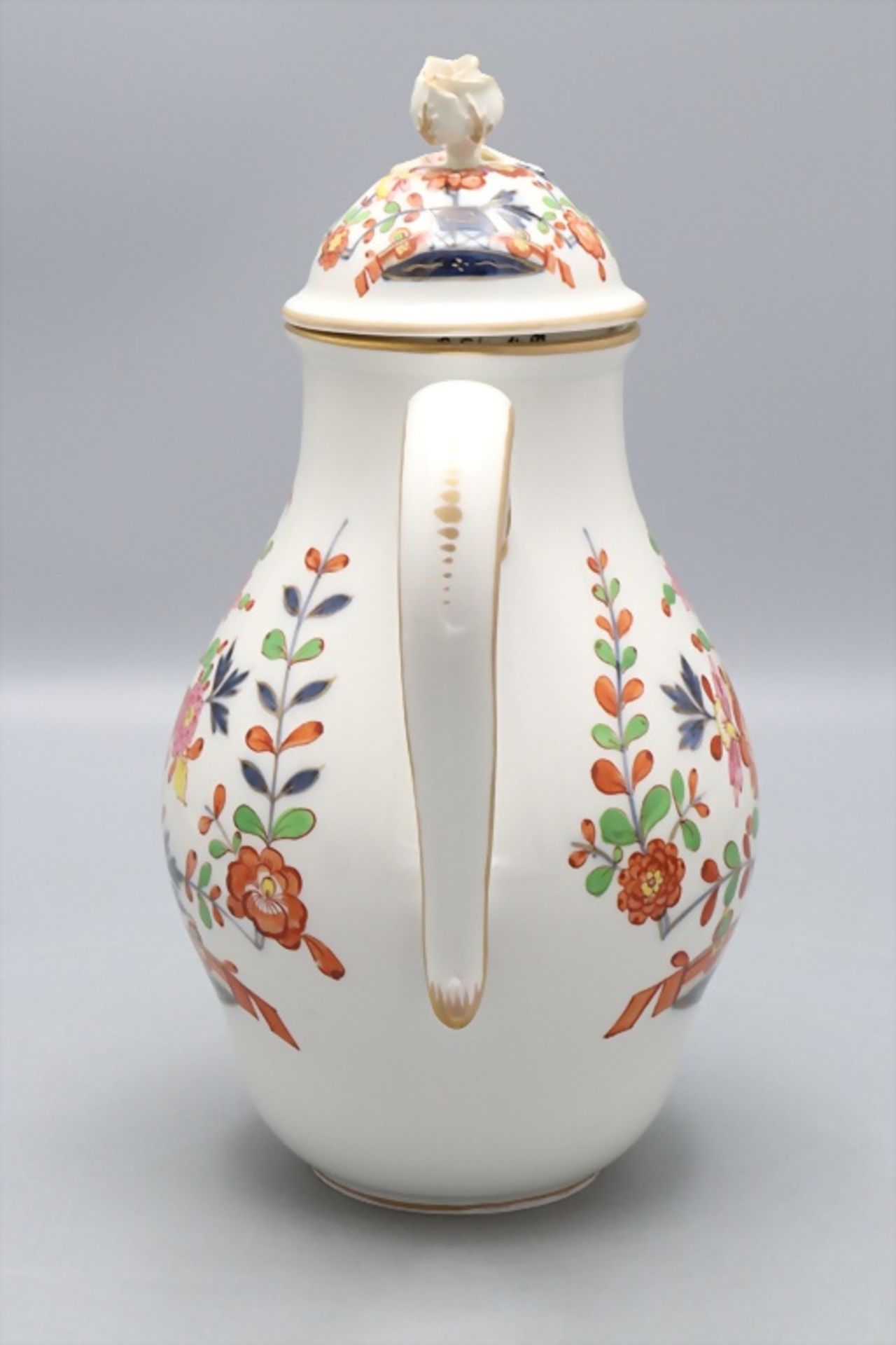 Kanne 'Indisch Purpur' / A pot with purple Indian pattern, Meissen, 1860-1924 - Bild 4 aus 7