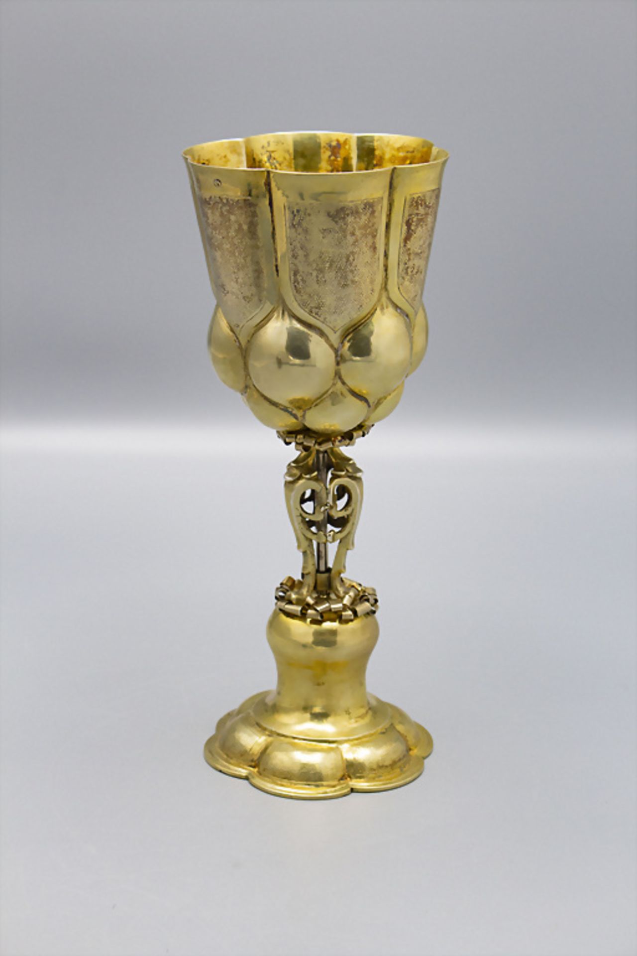 Schlangenhaut-Kelch / A rare silver snake skin chalice, Ulrich Schnell, Augsburg, nach 1642