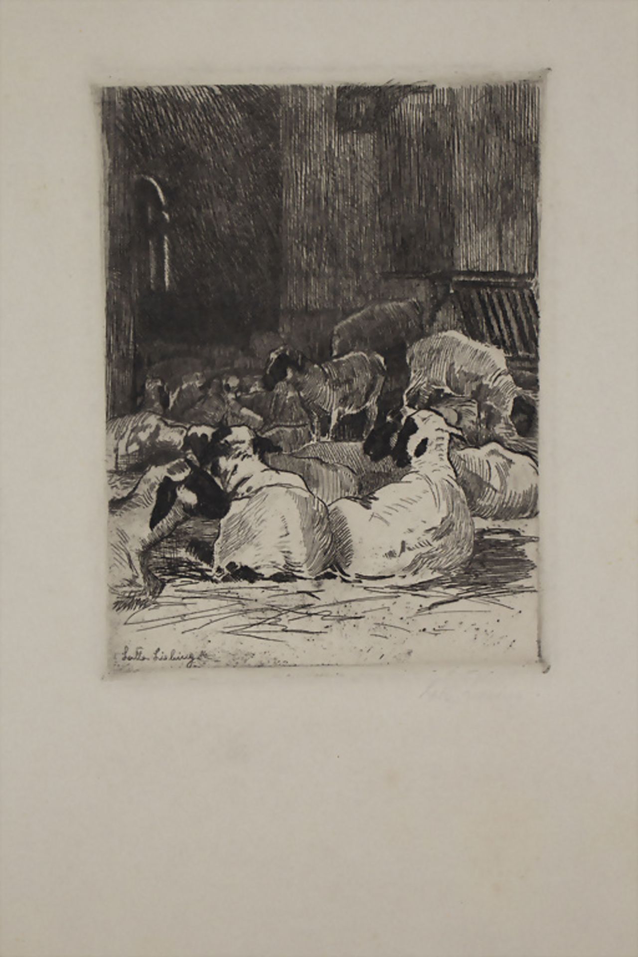 Konvolut aus drei Radierungen / A set of three etchings, 20. Jh. - Image 4 of 7