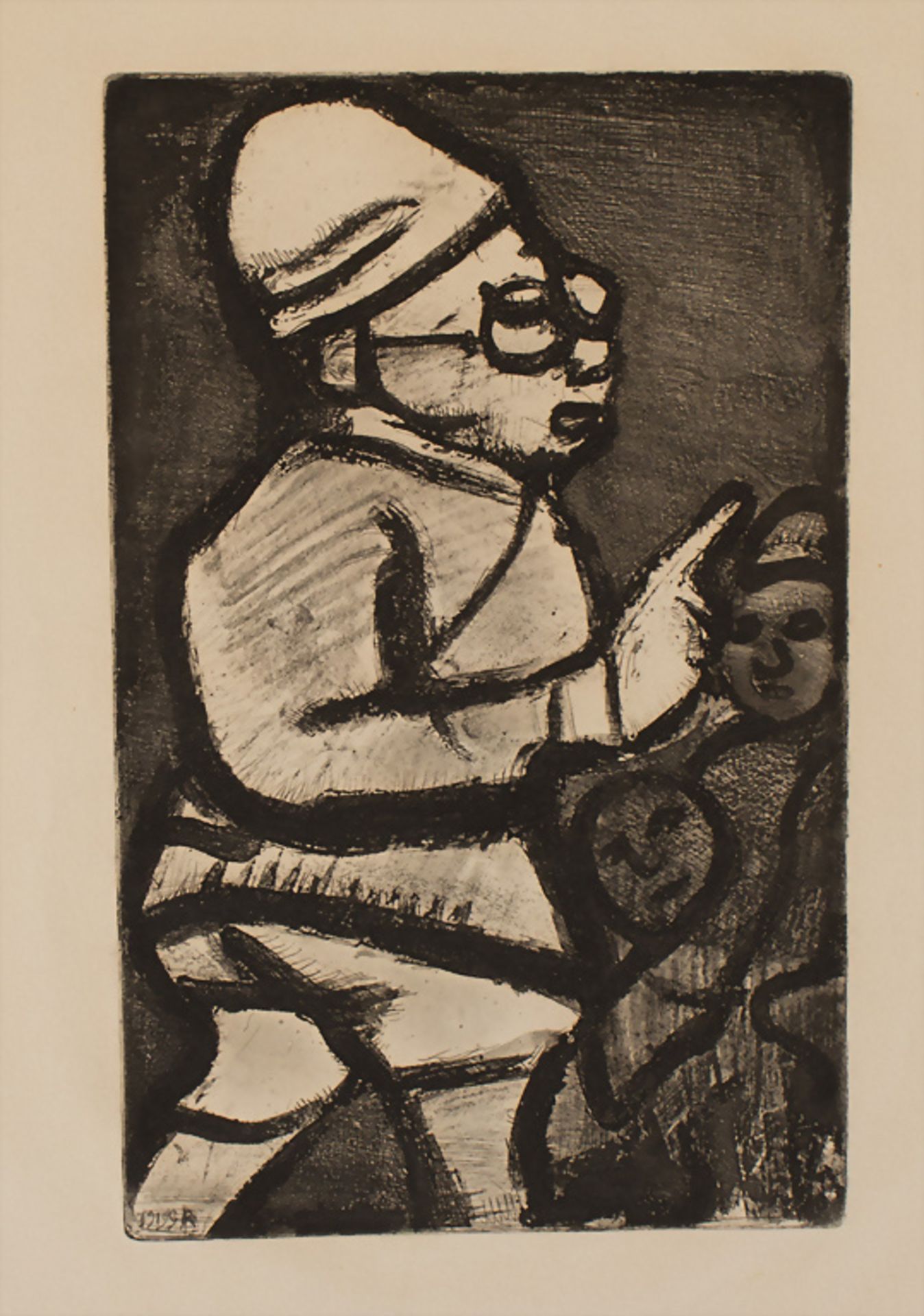 Georges Rouault (1871-1958), 'L'administrateur colonial' / 'The colonial administrator', 1919