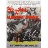 Salvador DALI (1904-1989), Ausstellungsplakat / Exhibition poster, Vision Nouvelles, Paris, 1971