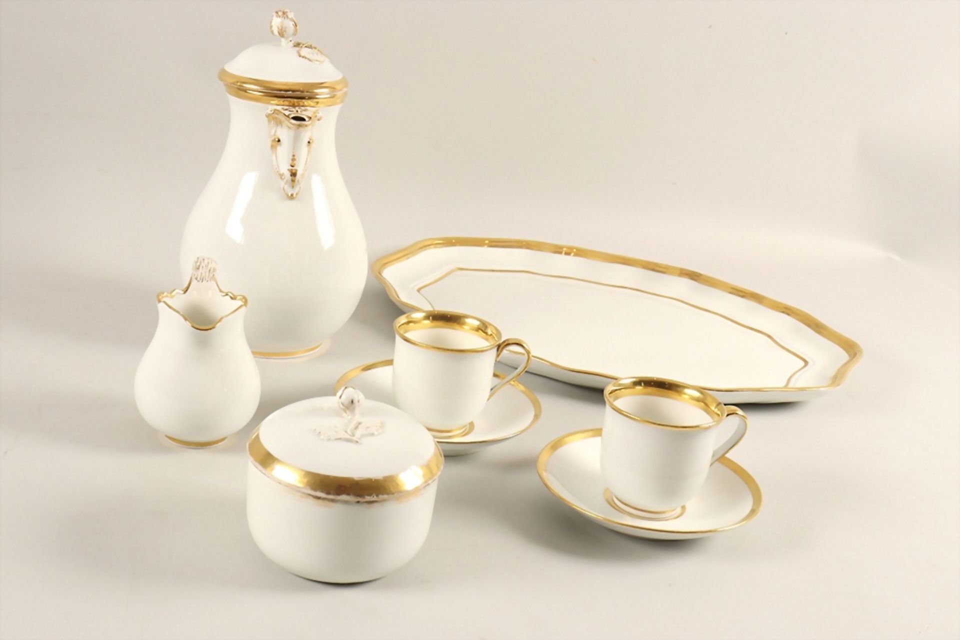 Porzellanservice für 2 Personen / A porcelain service 'Tête à Tête', Meissen, 1860-1924 - Bild 2 aus 5