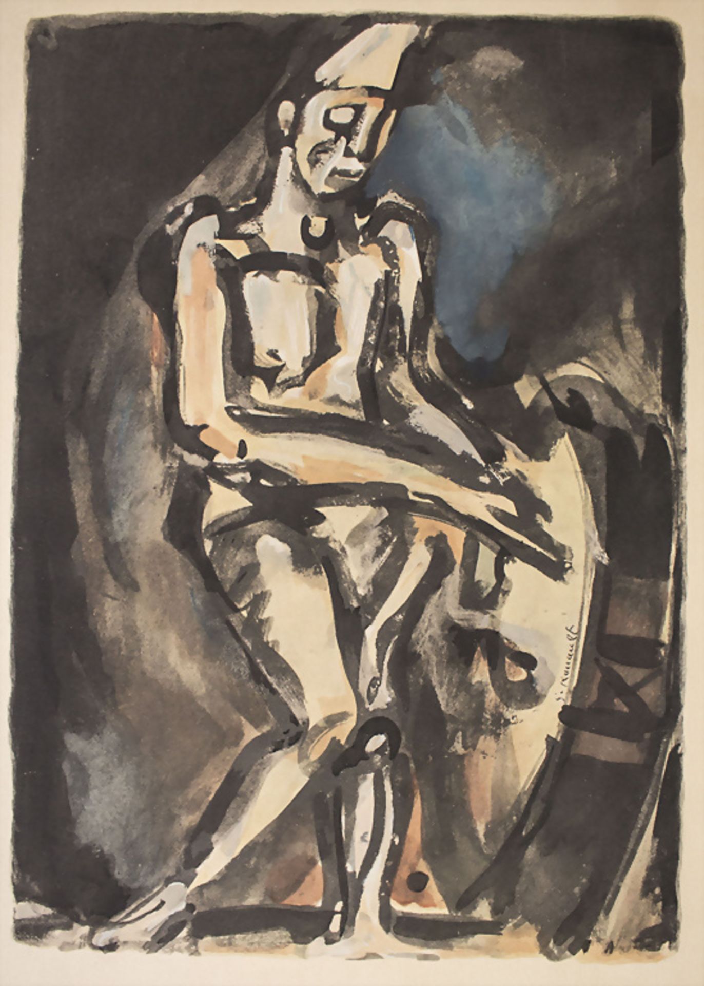 George Rouault (1871-1958), 'Triste Os de Cirque de l'étoile filante' / 'Sad clown of the ... - Bild 2 aus 4