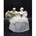 Art Déco Porzellangruppe eines tanzenden Paares 'La Pavane' / An Art Deco porcelain figural ...