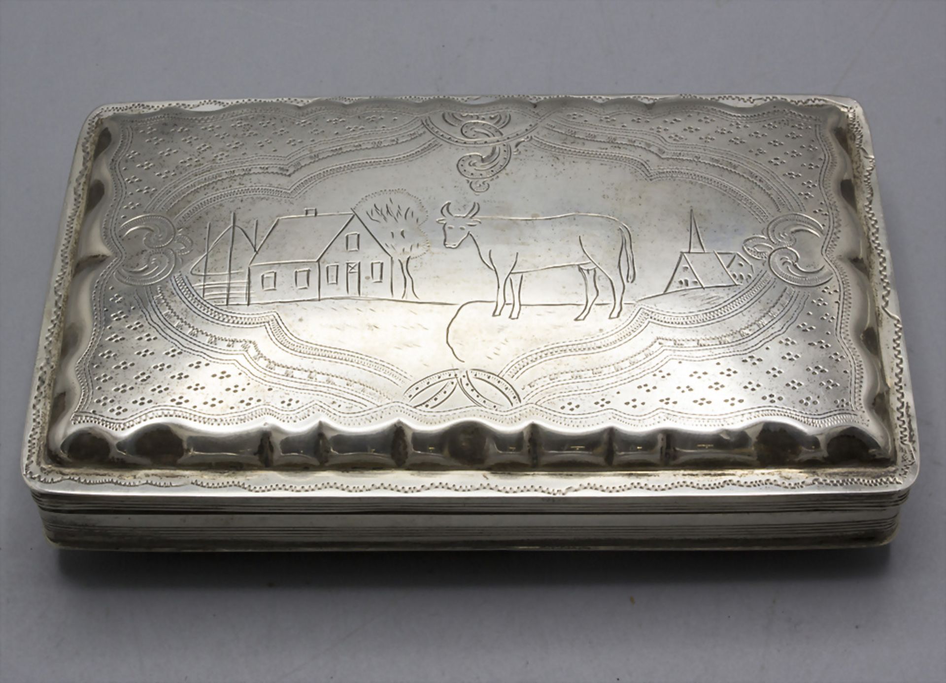 Große Tabak Dose / A tobacco box, Niederlande / Nederlands, 19. Jh.