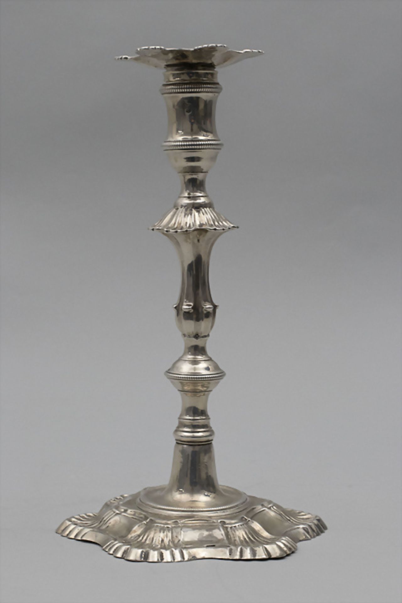 Barock Leuchter / A candle stick, Henry Hayens, London, 1771