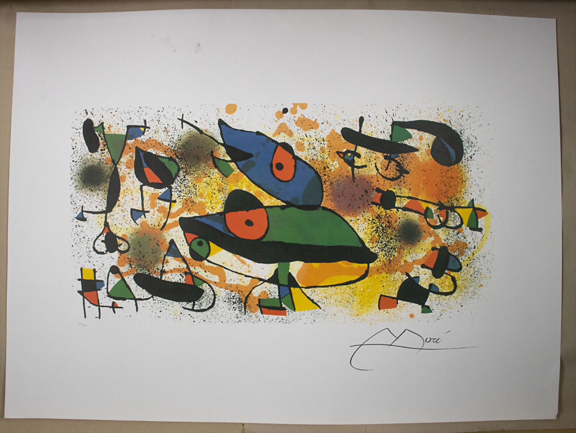 Joan MIRO (1893-1983), 'Abstrakte Figuren' / 'Abstract figures' - Image 2 of 8