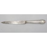 Messer / A knife, deutsch, wohl Heilbronn, 1. Hälfte 18. Jh.