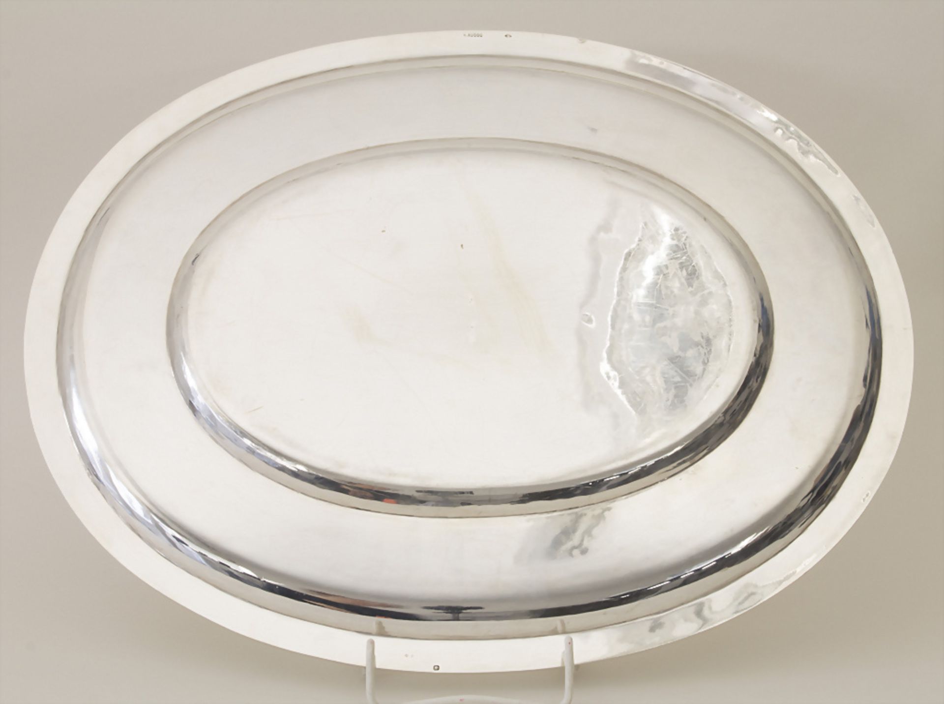 Silber Platte / A silver plate, André AUCOC (1856-1911), Paris, Ende 19. Jh. - Image 2 of 5