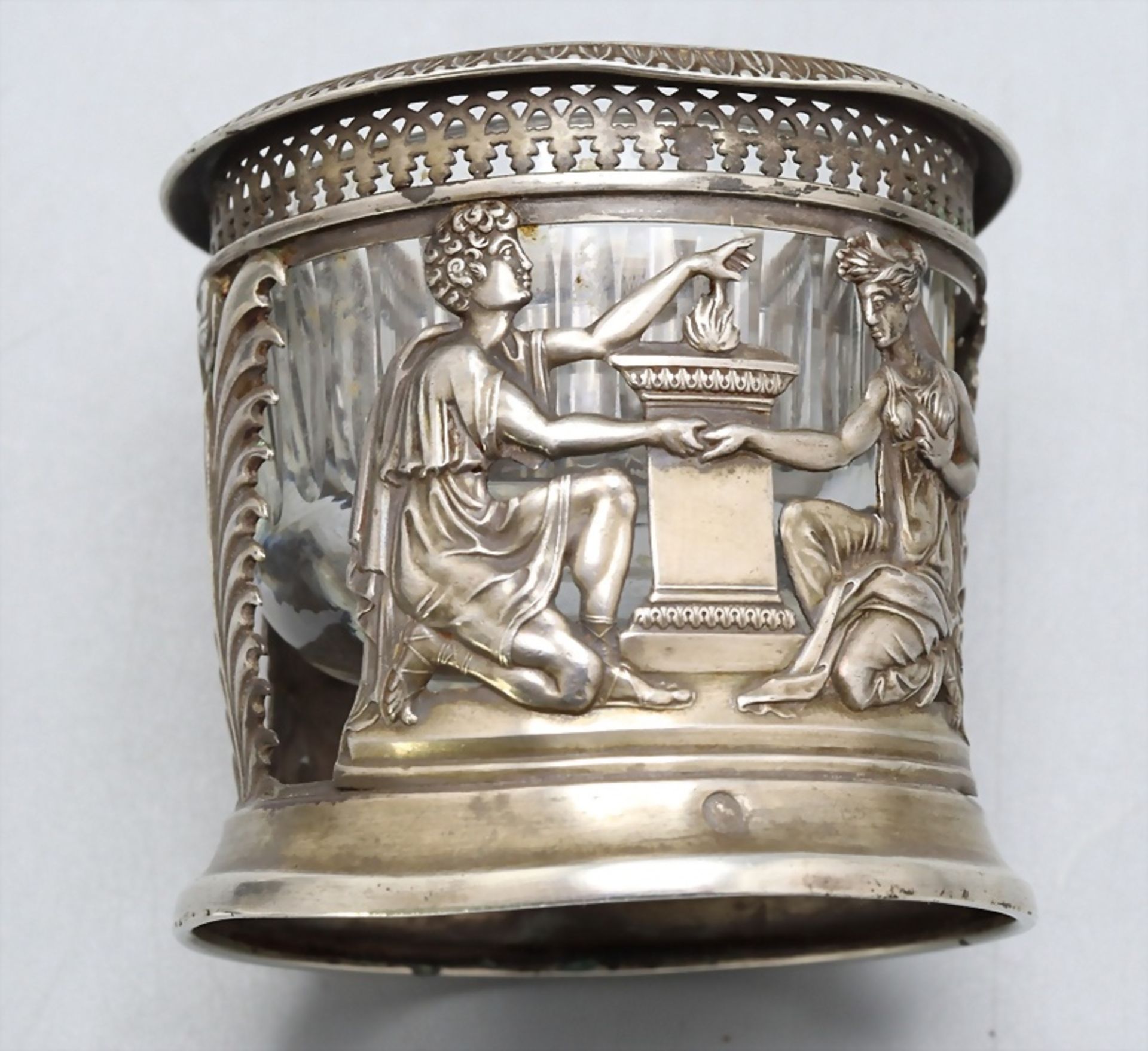 Empire Saliere / A silver Empire salt cellar, Denis Garreau, Paris, um 1817-1819 - Image 4 of 7