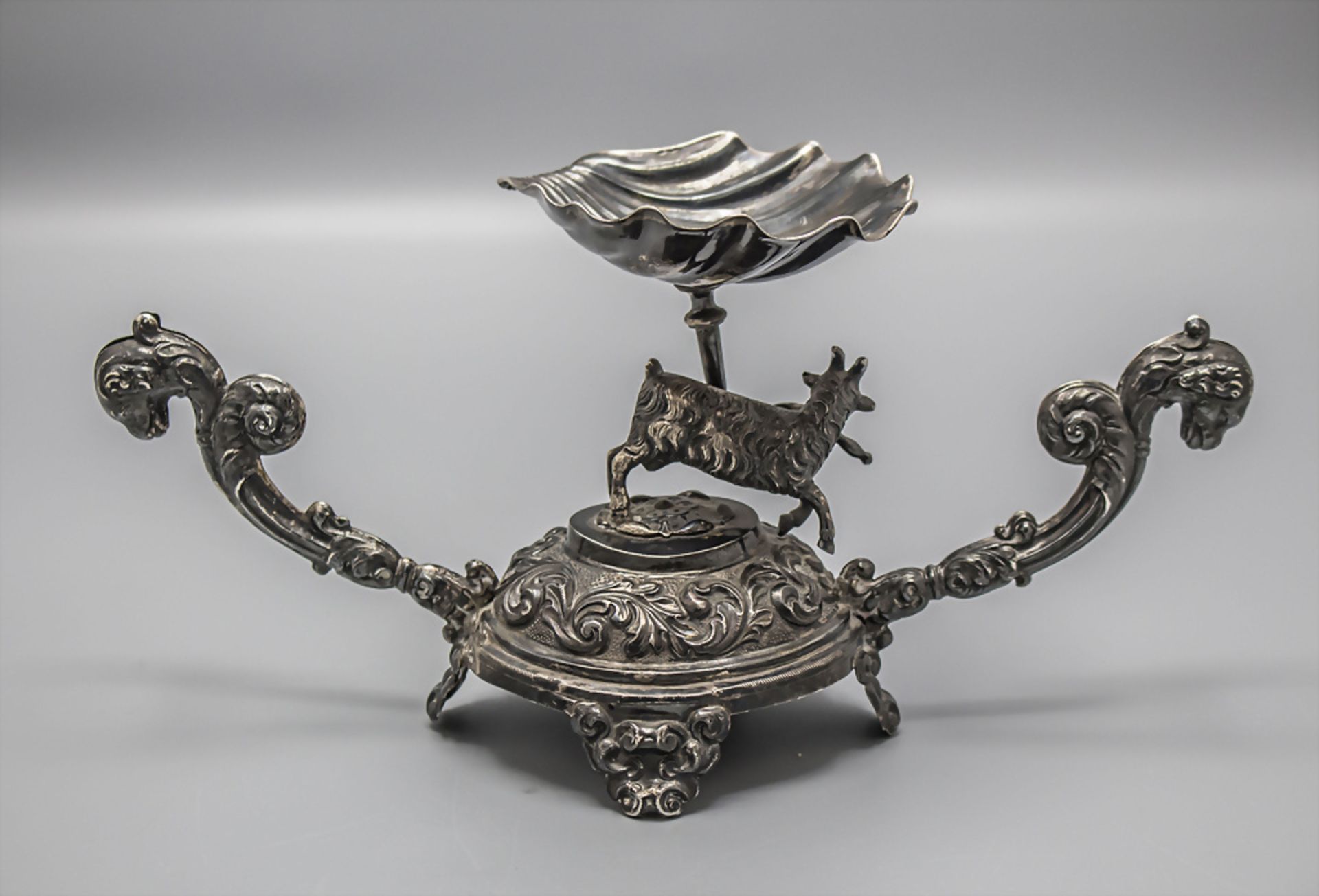 Saliere / Gewürzschälchen / A silver open salt cellar, Barcelona, um 1810 - Image 3 of 8