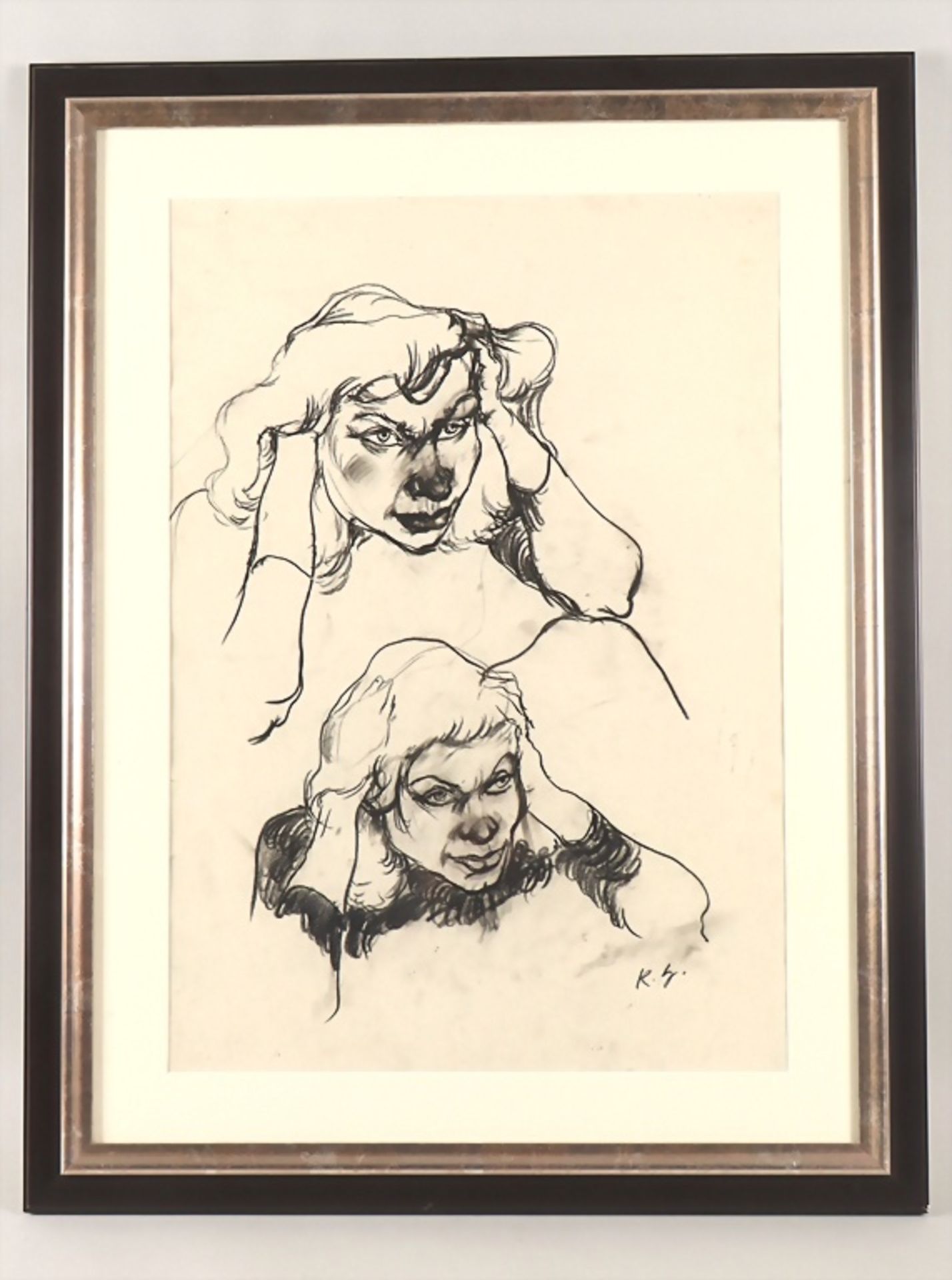 Karl HUBBUCH (Karlsruhe 1891-1979), Tuschezeichnung / An ink drawing - Image 2 of 5