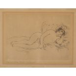 Pierre-Auguste Renoir (1841-1919), 'Femme couchée, tournée à droite' / 'A sleeping woman, ...