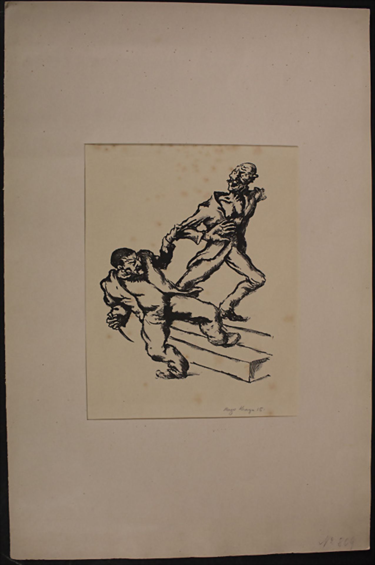 Hugo KRAYN (1885-1919), 'Der Angriff' / 'The Attack', Deutschland, 1915 - Bild 2 aus 4