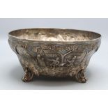 Silberschale / A silver bowl, Hessenberg, 19. Jh.