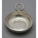 Branntweinschale / A silver wine tester / Tastevin, Pierre Philippe de Ribeaucourt, Abbeville, ...