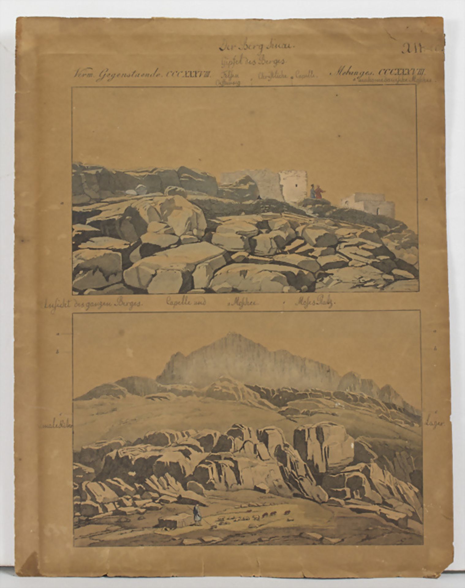 Drei Blätter Druckgrafiken / Three prints, 1802 - Image 2 of 8