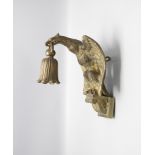 Bronze Adler als Wandlampe / A bronze eagle as wall light, Frankreich, Anfang 20. Jh.