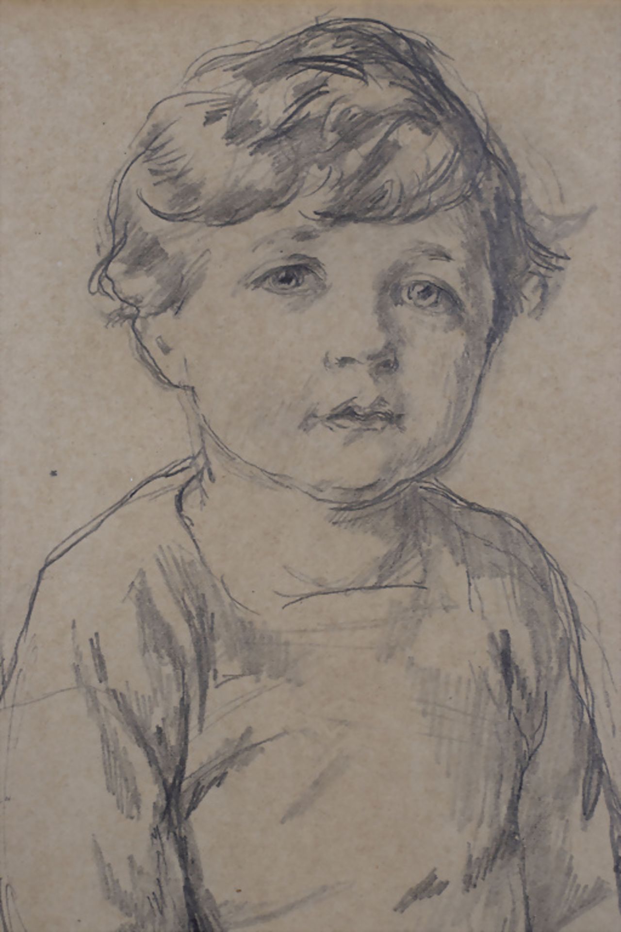 Albert ANKER (1831-1910), Skizze 'Sitzender Knabe' / A sketch of a sitting boy - Bild 3 aus 6