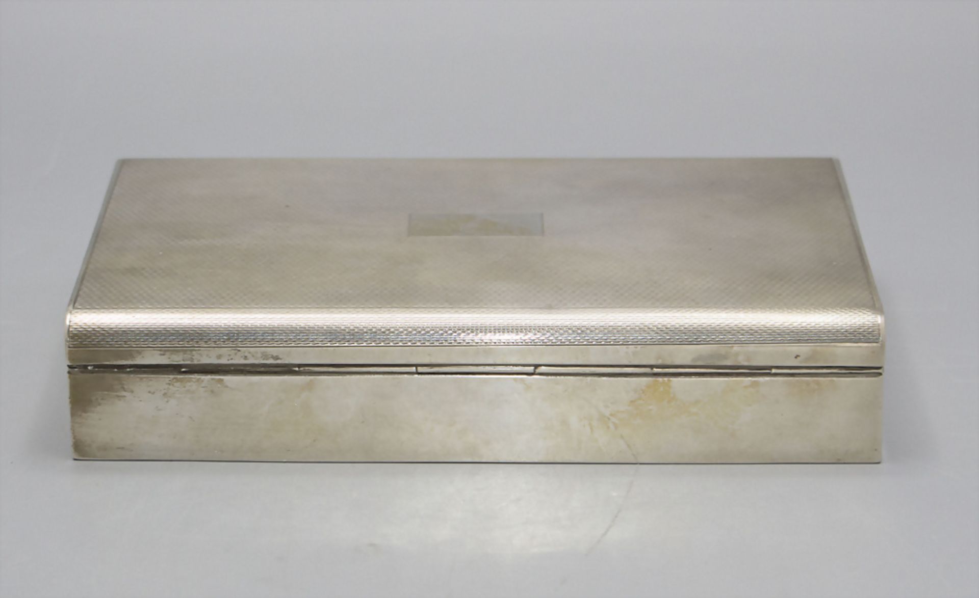 Zigarettendose / A Sterling silver cigarette box, Harman Bros., Birmingham, 1950 - Bild 3 aus 6