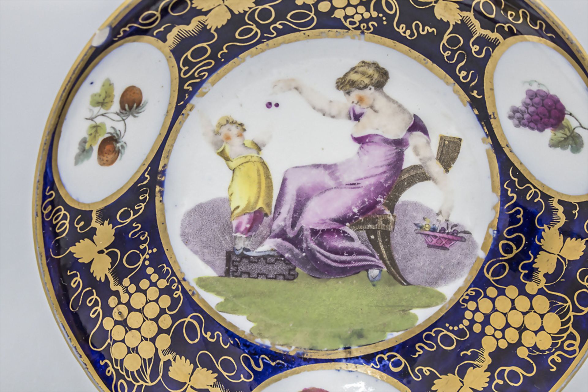 Empire Unterschale / An Empire decorative dish, England, um 1810 - Image 2 of 3