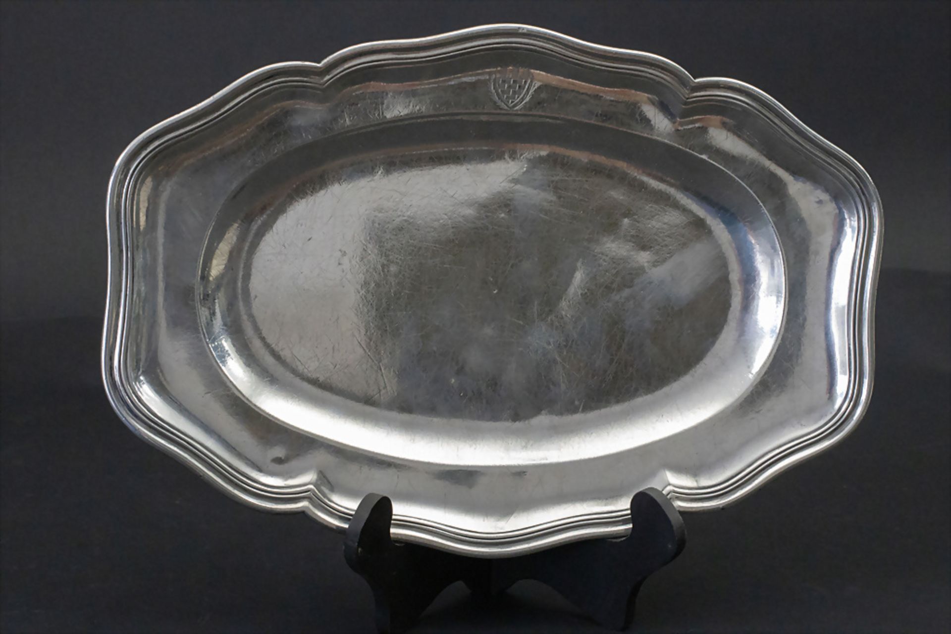 Wachtelplatte / Plate à cailles / A silver quail plate, Jean Jacques Delaroche, Paris, 1746