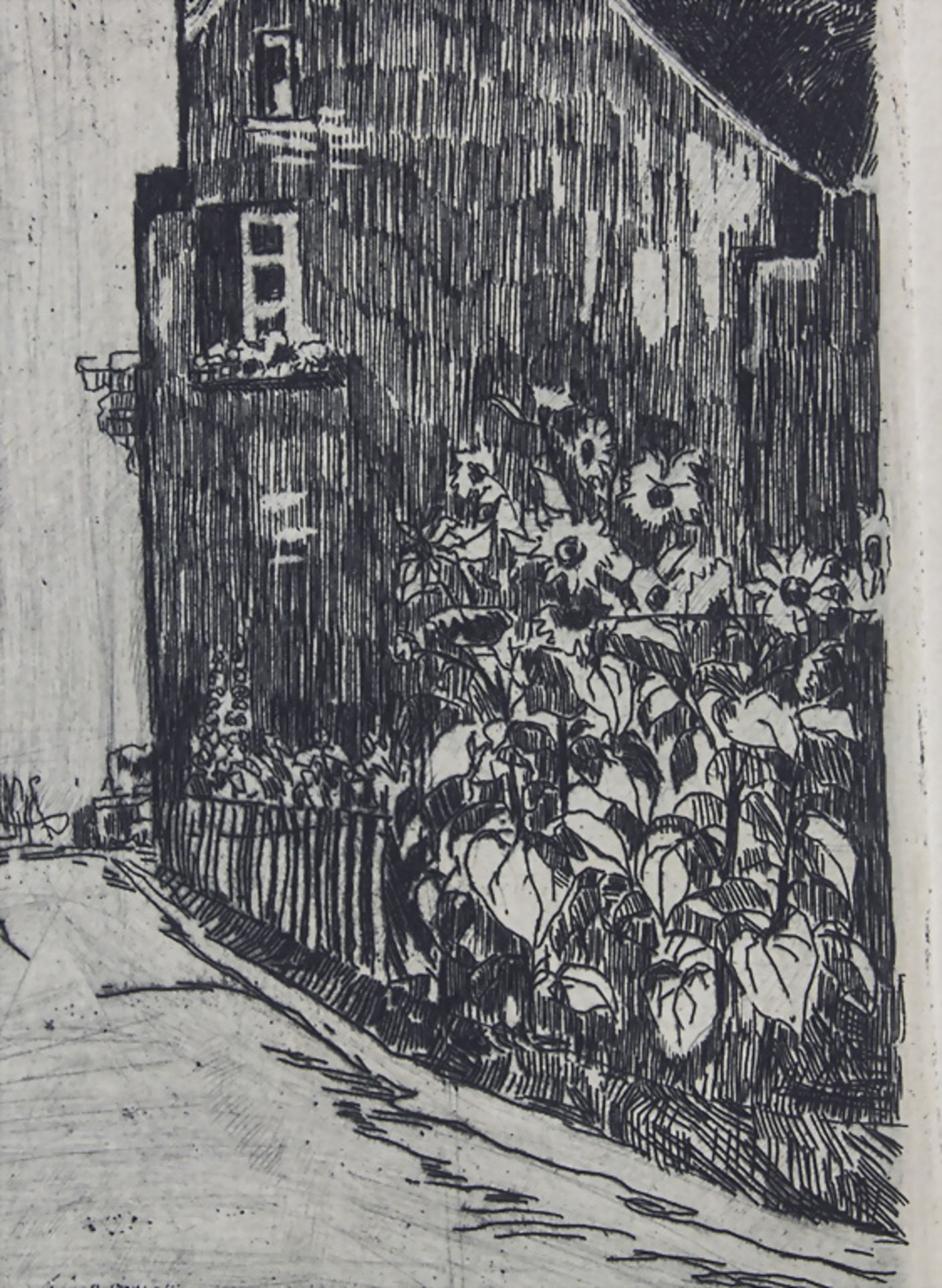 Artur Zahn (1882-1970), 'Dorfstraße bei Nacht' / 'A village street by night', 20. Jh. - Bild 4 aus 4