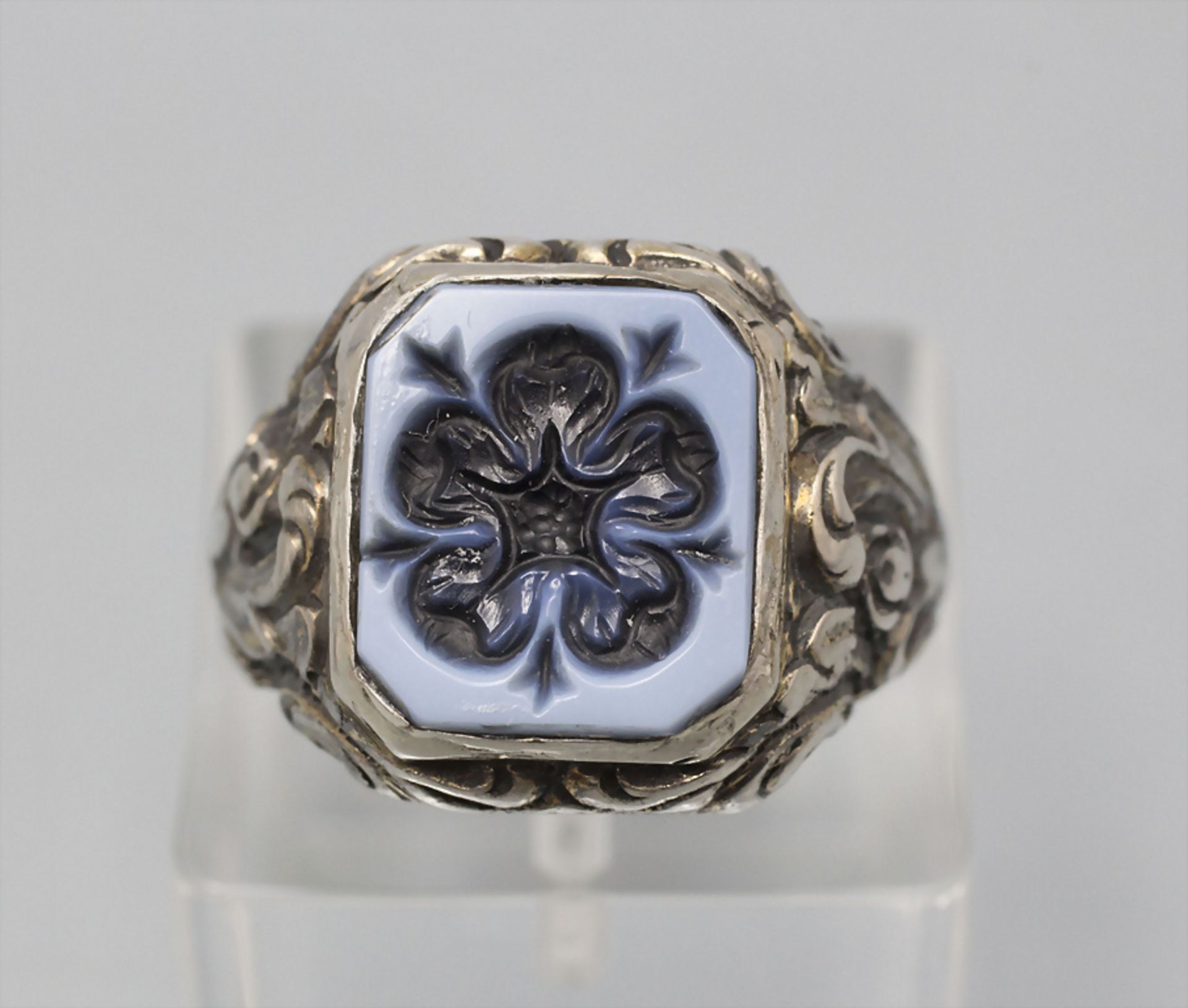 Siegelring / A silver seal ring, 20. Jh.