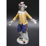 Seltene Figur eines Tänzers / Kavaliers / A rare figure of a dancer / galant young man, ...