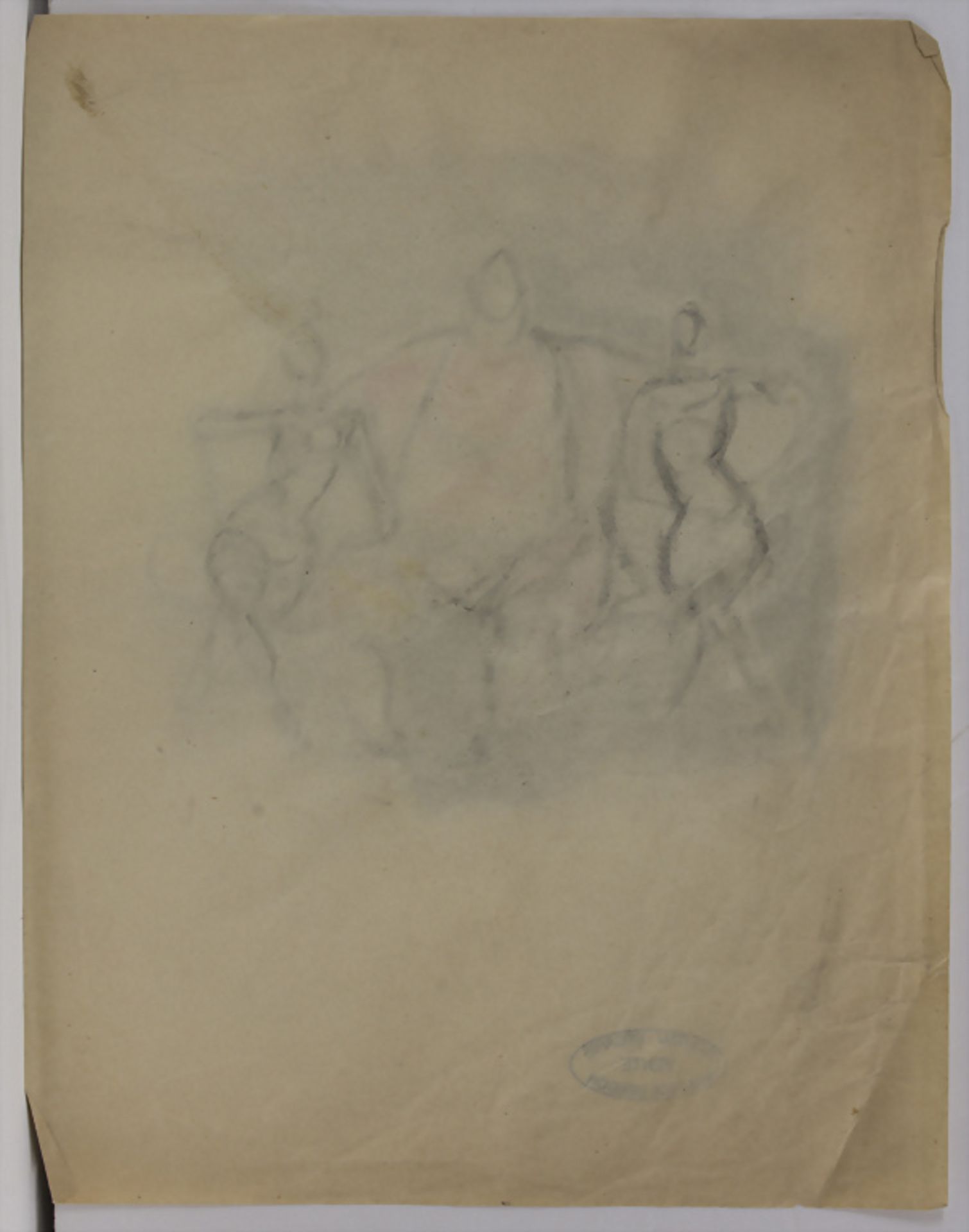 Maurice Berdon (20.Jh.), 'Sitzende Figuren' / 'Sitting figures', 20. Jh. - Image 5 of 5