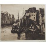 August Kaul (1873-1949), 'Kanal' / 'Canal', Anfang 20. Jh.