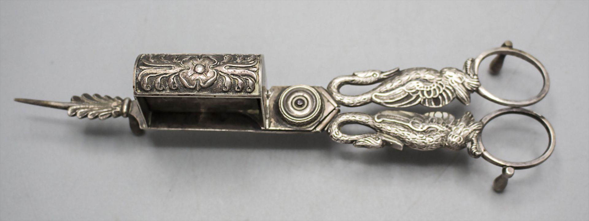 Dochtschere / Silver wick scissors, Venedig/Venice, um 1790 - Image 2 of 4