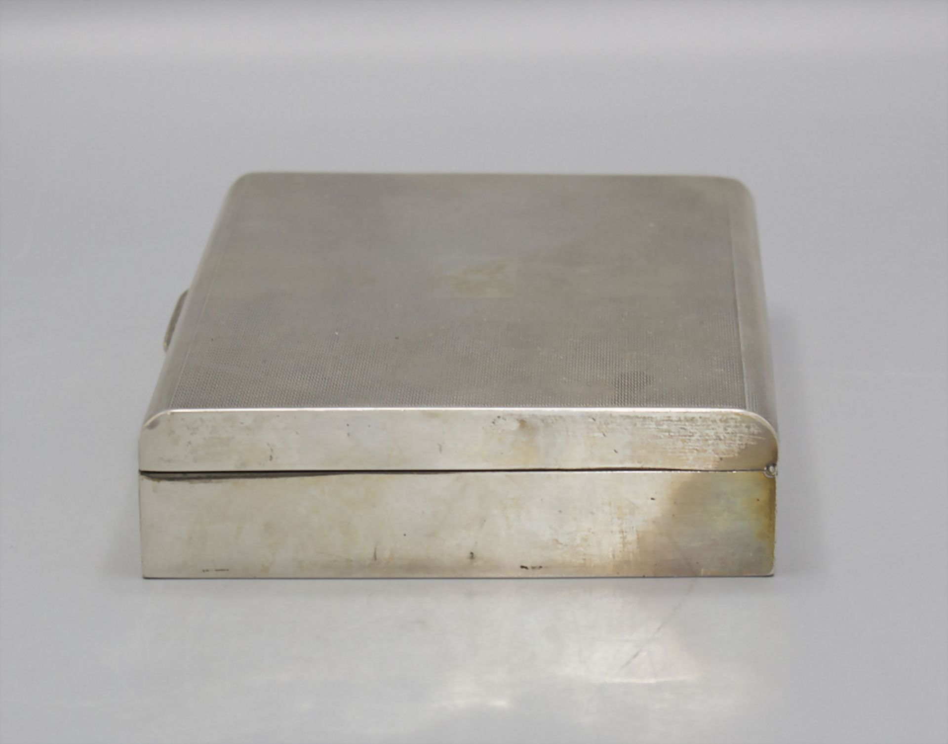 Zigarettendose / A Sterling silver cigarette box, Harman Bros., Birmingham, 1950 - Bild 4 aus 6