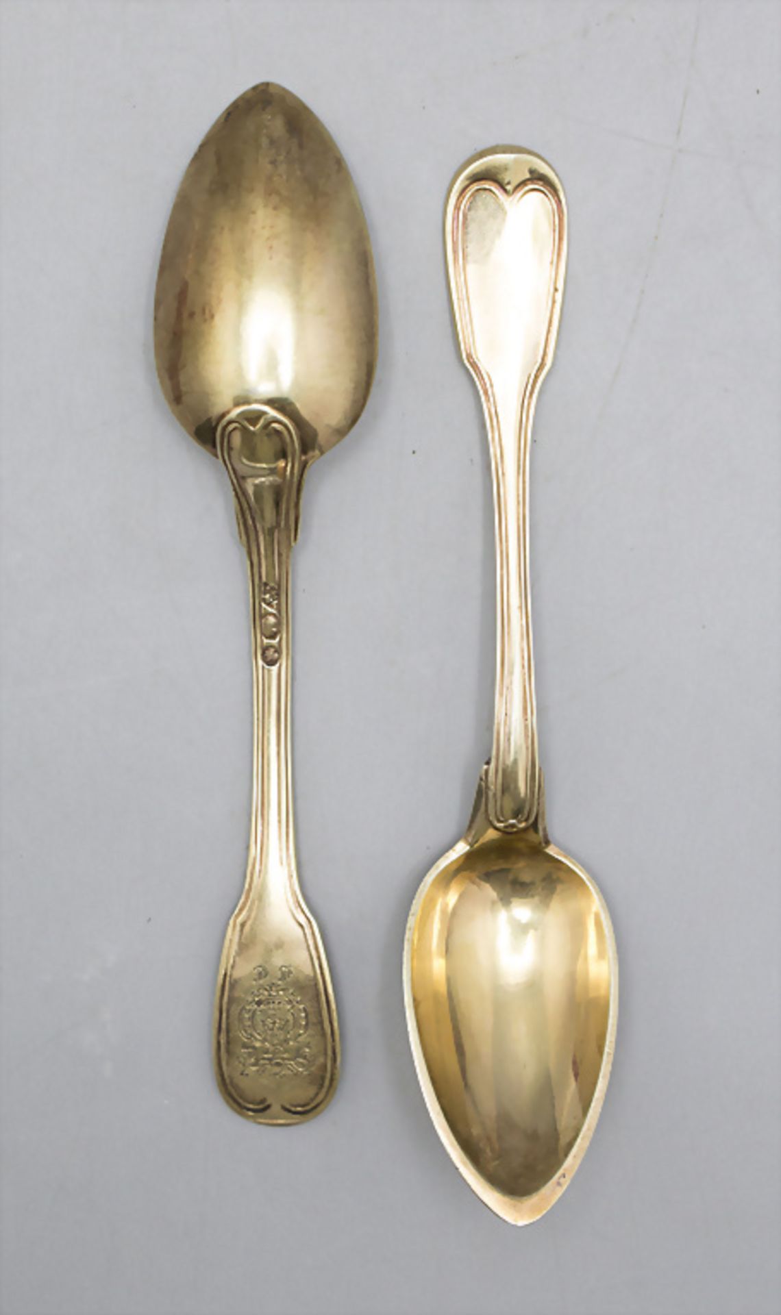 10 Teelöffel / 10 silver tea spoons, Edme Dupont, Paris, 1798-1809 - Image 4 of 4