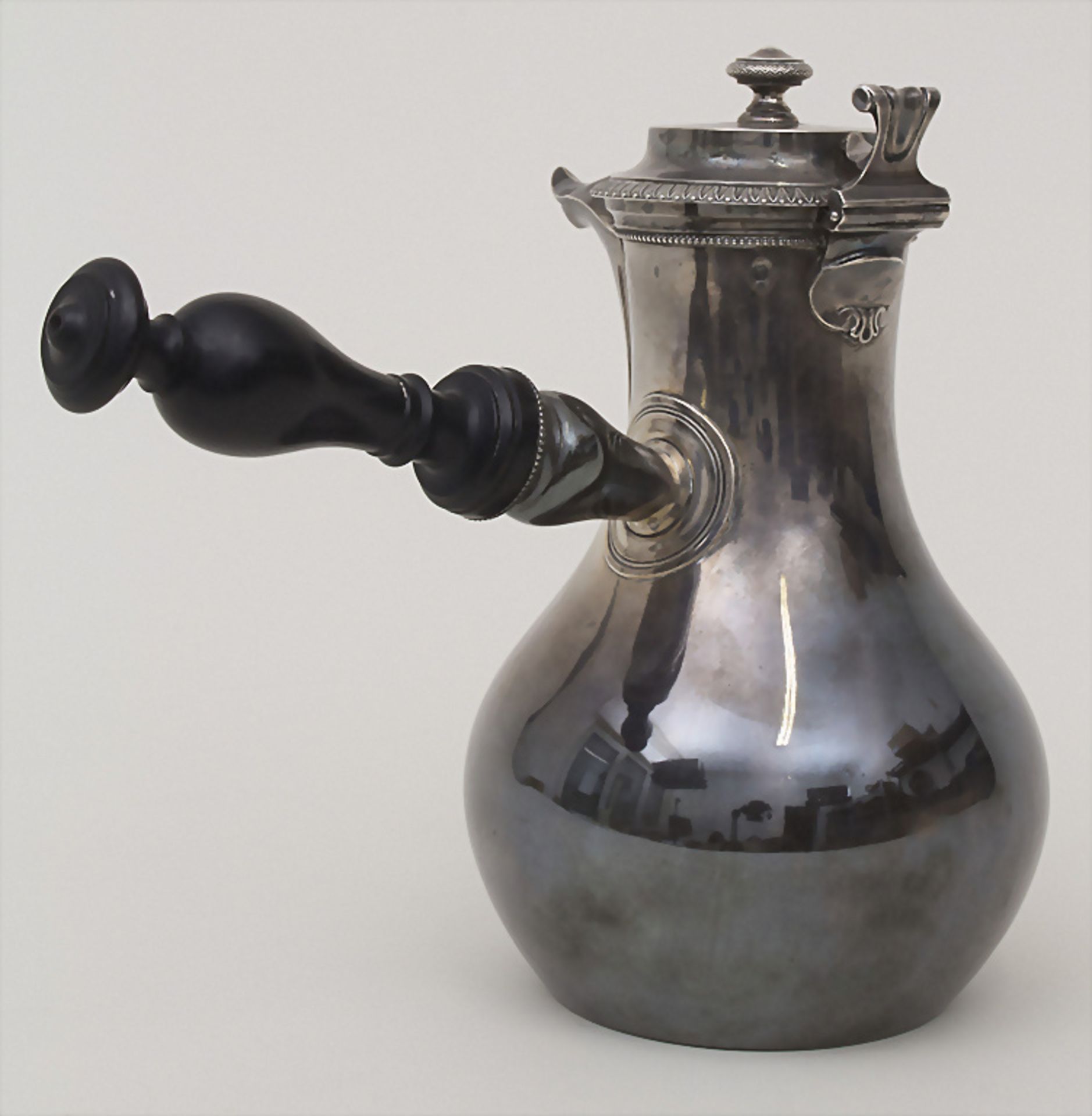 Heißwasser-Kanne / A silver verseuse, Jean Pierre Famechon, Paris, um 1820 - Image 3 of 11