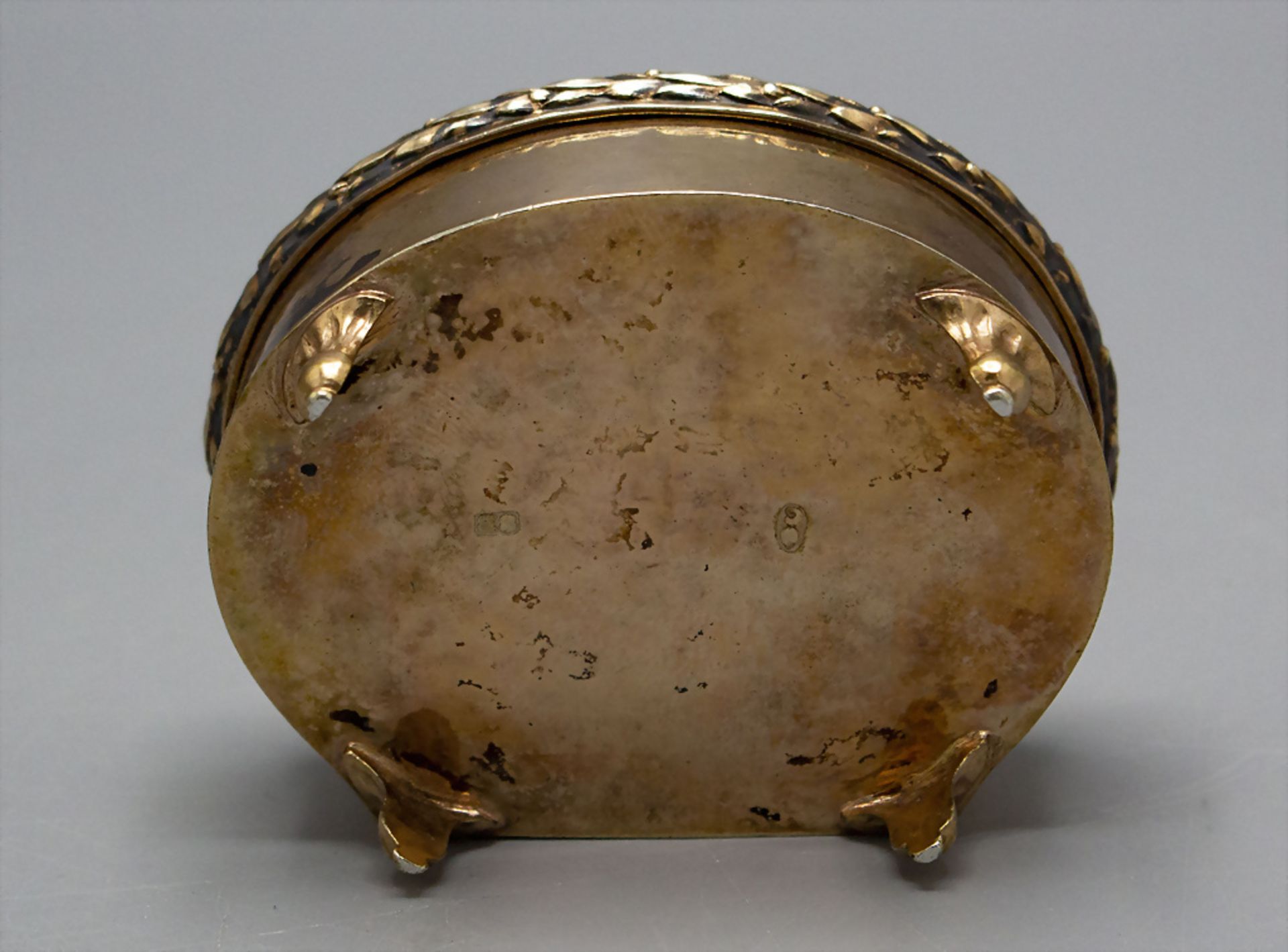 Louis-Seize Tabatiere / A silver snuff box / tobacco box, Samuel Bardet, Augsburg, 1785-1787 - Image 4 of 6