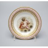 Zierschälchen mit Putto / A decorative dish with a cherub, Sèvres, 1852