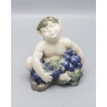 Faun / Satyr / Pan mit Weintrauben / A faun with grapes, Royal Copenhagen, 1964