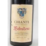 Flasche / A bottle of Chianti Belvedere Imbottigliato All'Origine Dal Viticoltore