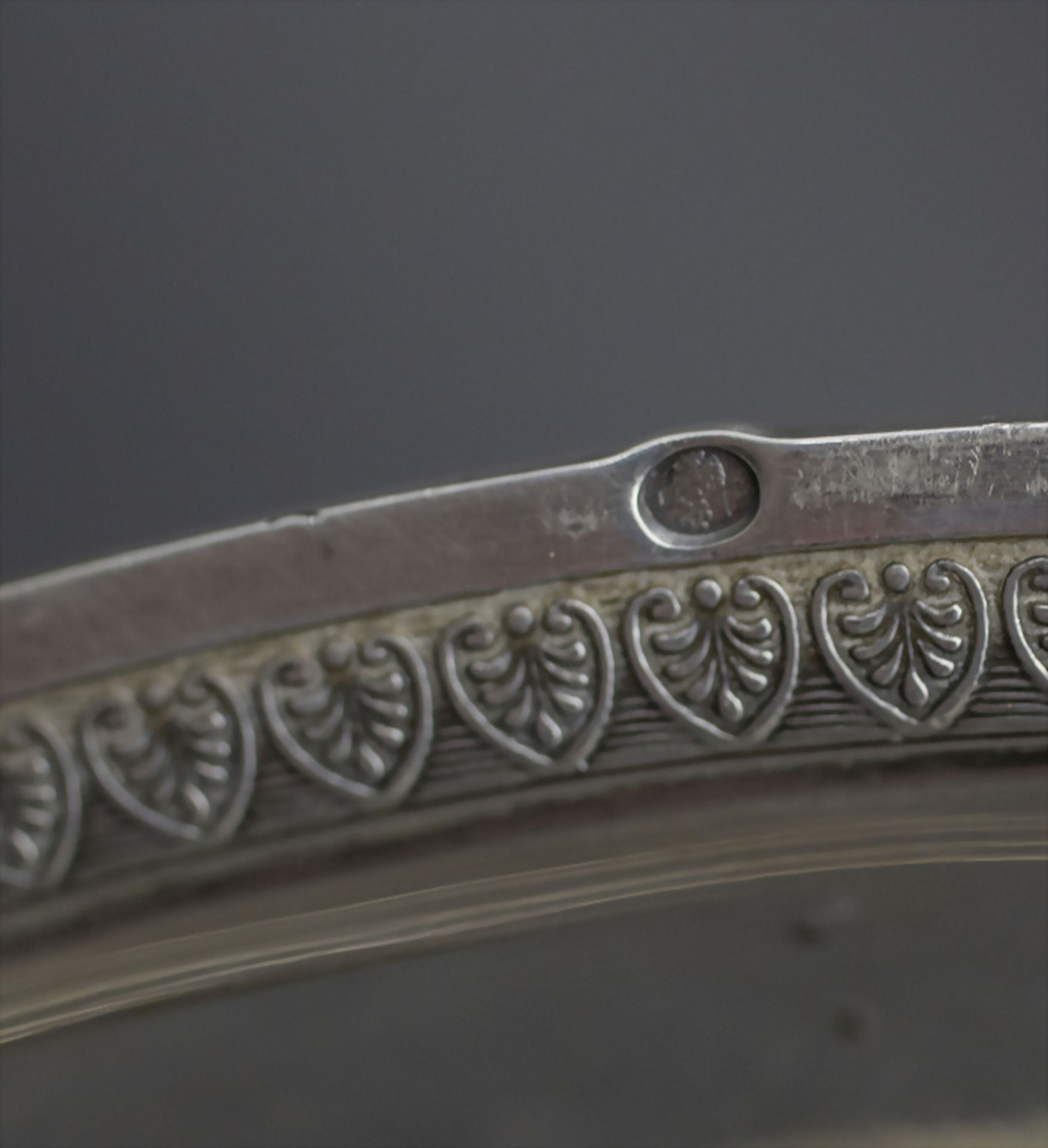 Runde Platte / A silver tray, S.J. Dupezard, Paris, 1809 - Bild 4 aus 6