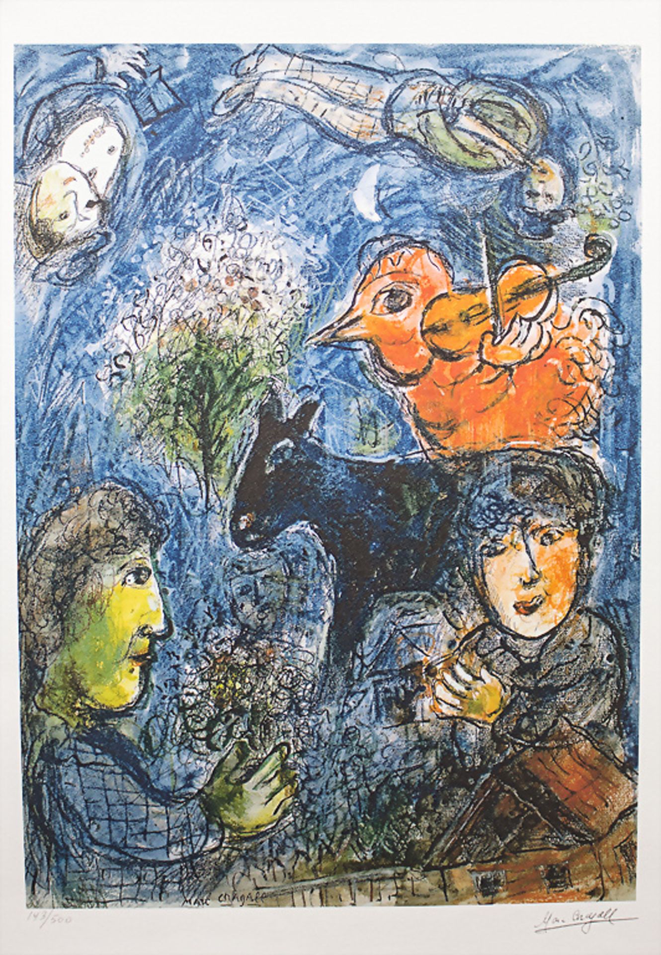 Marc CHAGALL (1887-1985), 'Ohne Titel' / 'Without title'