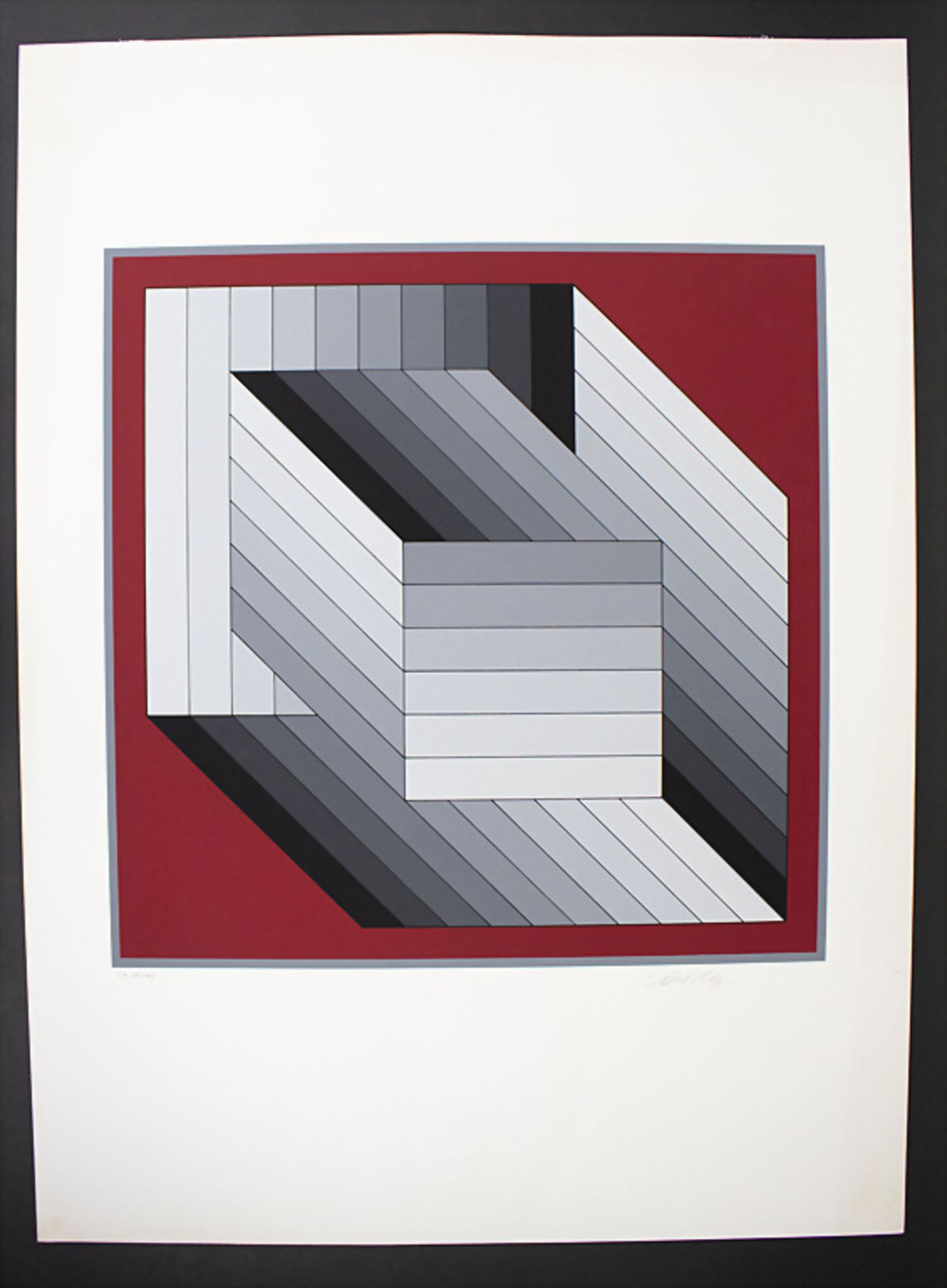 Victor VASARELY (1906-1997), 'Komposition' / 'Composition', 20. Jh.