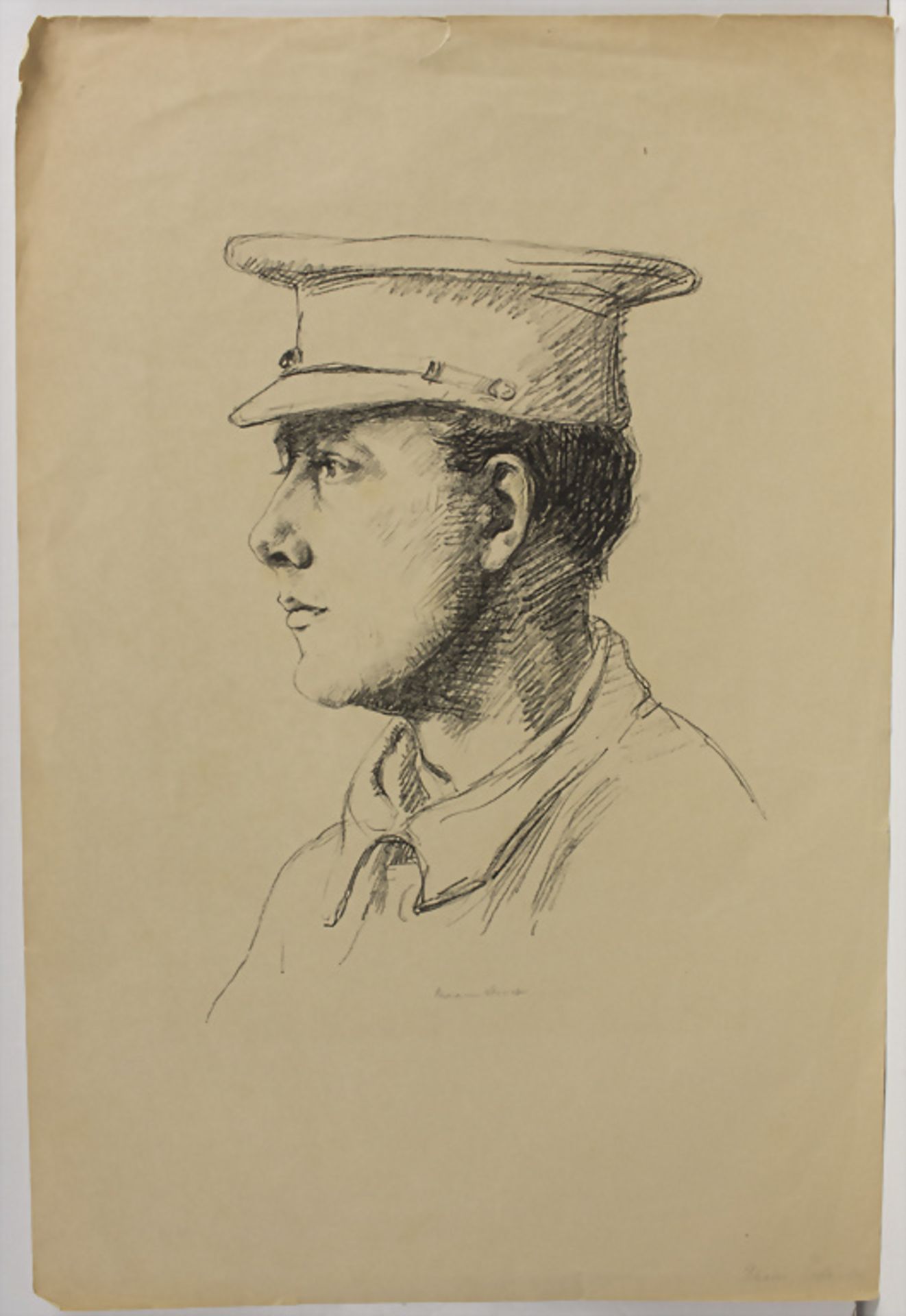 Hermann Struck (1876-1944), 'Roter Engländer' / 'Red English soldier', 20 Jh. - Image 2 of 4