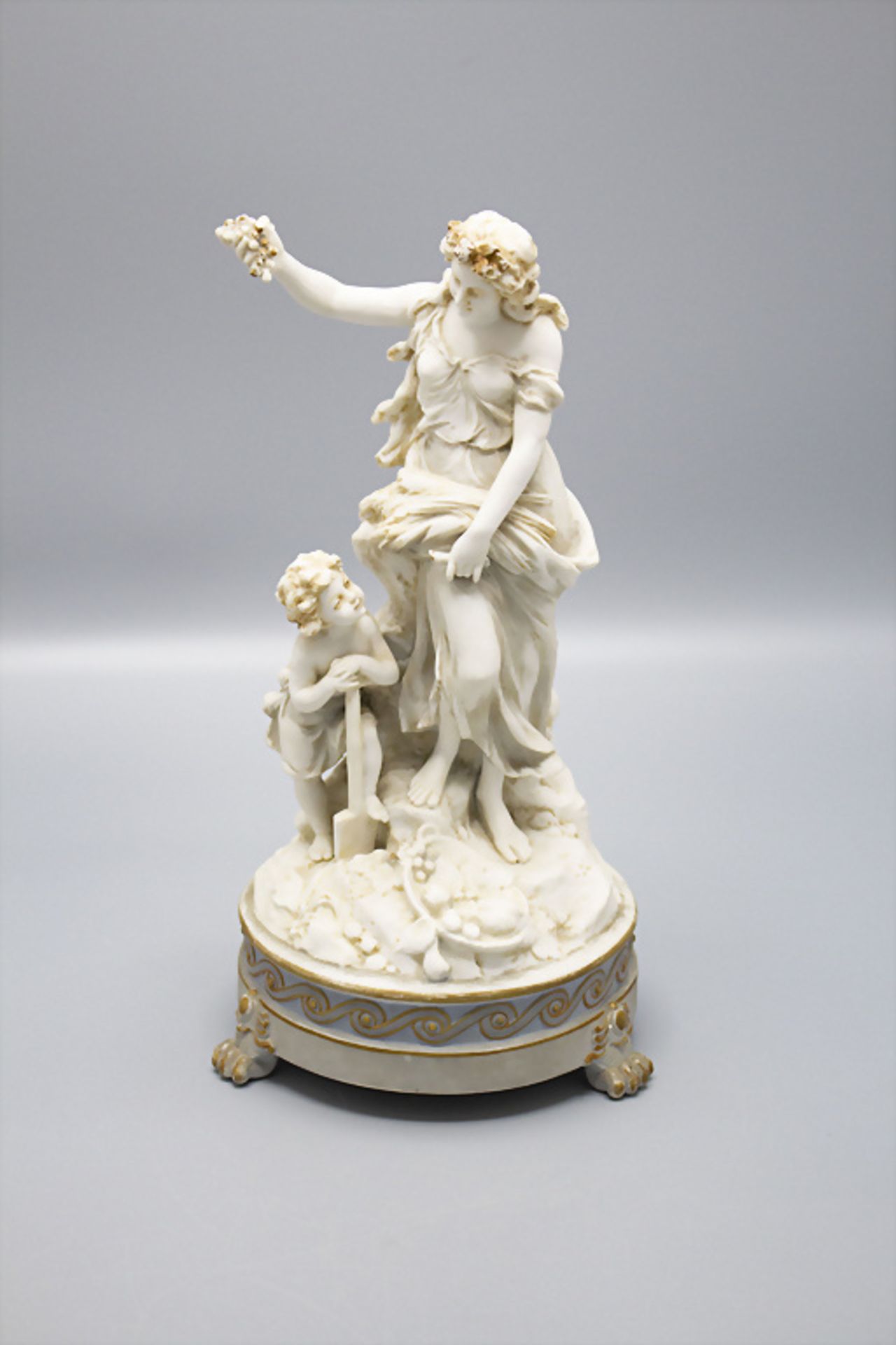 Figurengruppe 'Allegorie der Erde' / An allegorical figure of the element earth, Karl Ens, ...