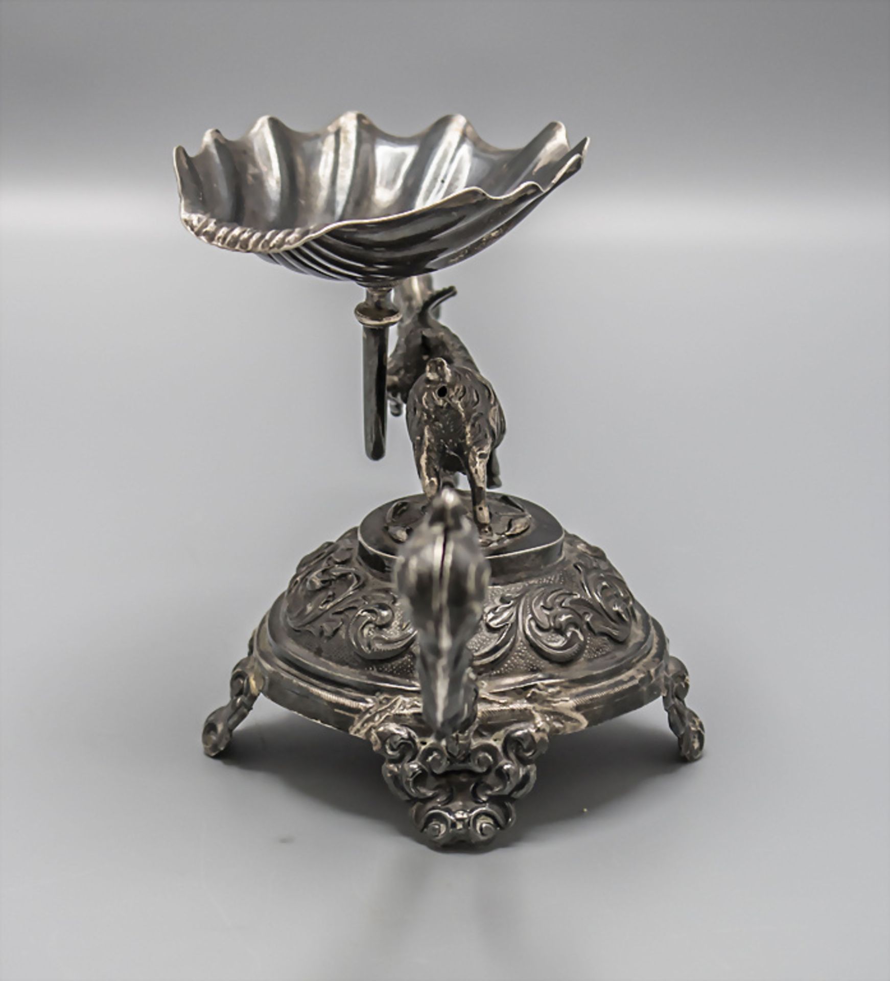 Saliere / Gewürzschälchen / A silver open salt cellar, Barcelona, um 1810 - Image 2 of 8