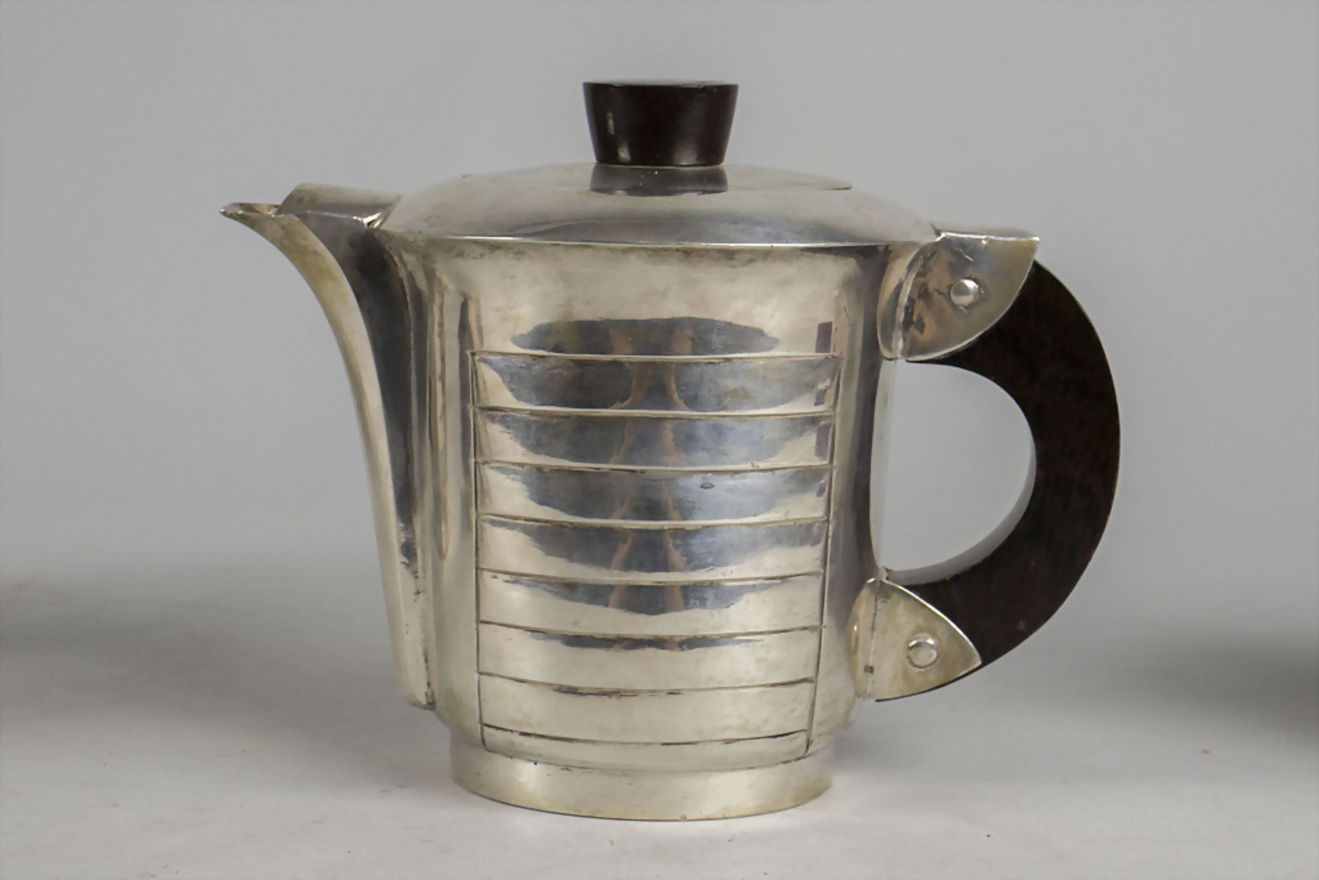 Art Déco Kaffee- und Teekern / An Art Deco silver coffee and tea set, um 1920 - Bild 6 aus 8